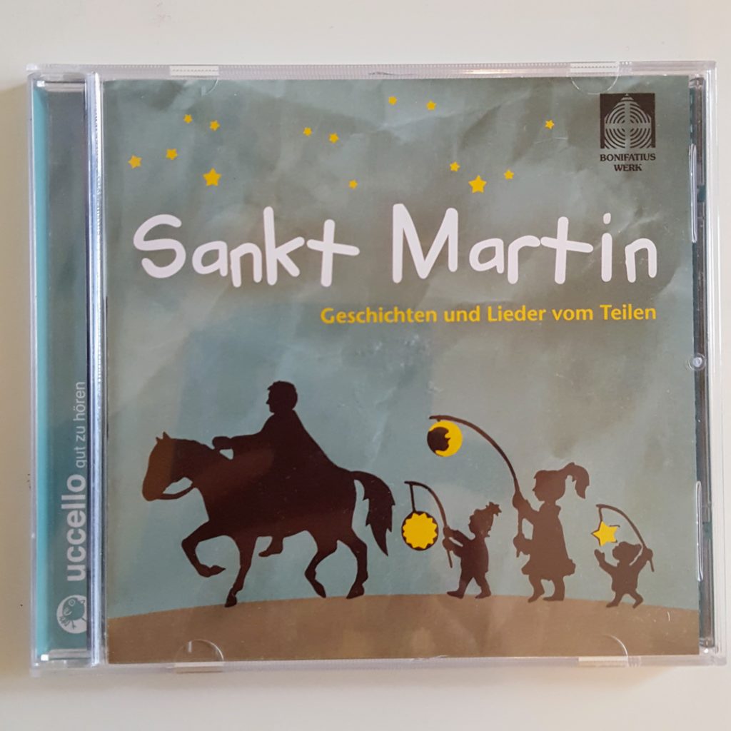 Sankt Martin CD Lieder und Geschichten Cover Frau Piefke schreibt